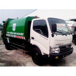 Xe ép chở rác Hino 6 khối