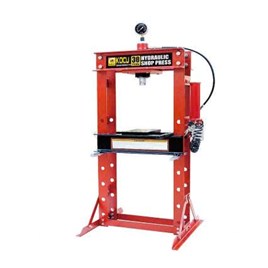 Máy ép thủy lực dùng tay và khí nén 30T có đồng hồ Kocu TY30002