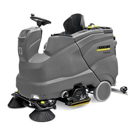 Máy chà sàn ngồi lái nhỏ gọn dùng pin Karcher B 150 R + R 75