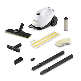 Máy làm sạch bằng hơi nước Karcher SC 3 EasyFix (màu trắng)