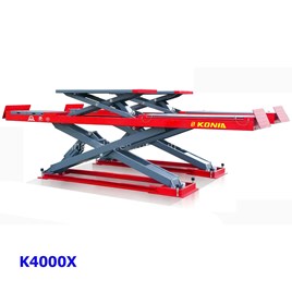 Cầu nâng cắt kéo, đặt nổi trên sàn Konia K4000X