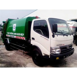 Xe ép chở rác Hino 6 khối