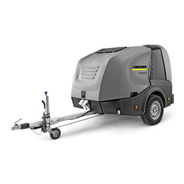 Máy rửa áp lực nước nóng chuyên nghiệp Karcher HDS 13/35 De Trailer