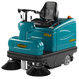 Xe quét rác ngồi lái Eureka Tigra 