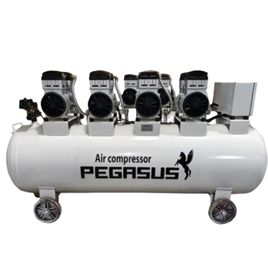 Máy nén khí không dầu, giảm âm Pegasus TM-OF1100X4-300L