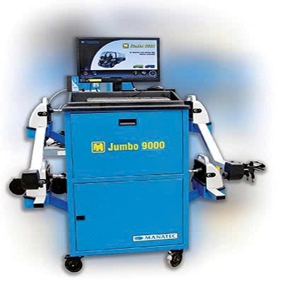 Thiết bị kiểm tra góc đặt bánh xe công nghệ CCD không dây dùng cho xe tải – xe khách JUMBO 9000 hinh anh 1