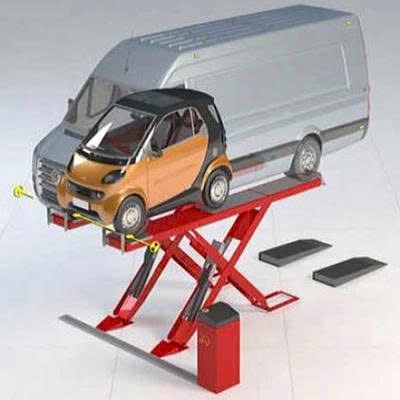 Cầu nâng cắt kéo cho kiểm tra góc đặt bánh xe ERCO X4300CTLT hinh anh 1