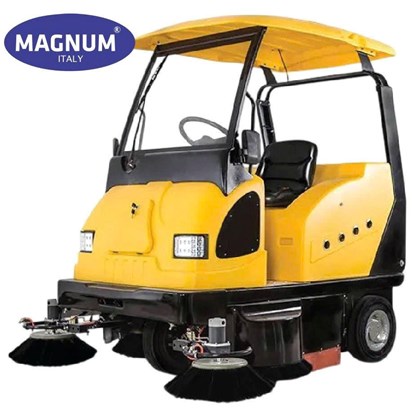 Xe quét hút bụi ngồi lái có kính trước và mái che Magnum MN-E800W hinh anh 1