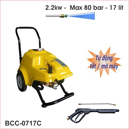 Máy rửa xe áp lực 2.2kw Himore BCC-0717C hinh anh 1