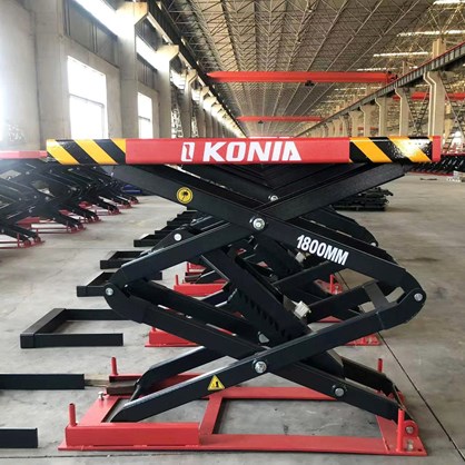 Cầu nâng kiểu xếp, móng chìm Konia K4000DC1 hinh anh 1