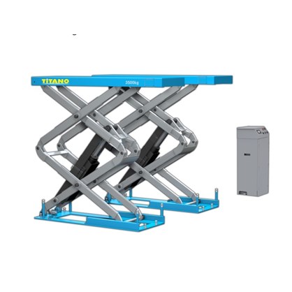 Cầu nâng ô tô kiểu xếp 3.5 tấn Titano STD-7335X hinh anh 1