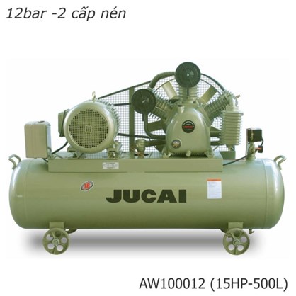 Máy nén khí 2 cấp nén Jucai 15HP AW100012 hinh anh 1