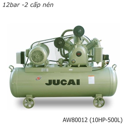 Máy nén khí 2 cấp Jucai 10HP AW80012-500L hinh anh 1