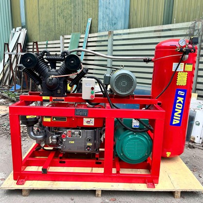 Combo phát điện, máy nén khí Konia 32HP K32DG-250 hinh anh 1