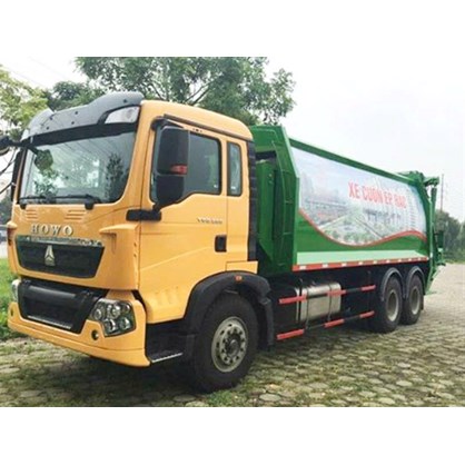 Xe cuốn ép rác 22 khối HOWO – T5G hinh anh 1