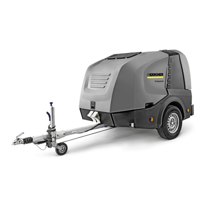Máy rửa áp lực nước nóng chuyên nghiệp Karcher HDS 13/35 De Trailer hinh anh 1