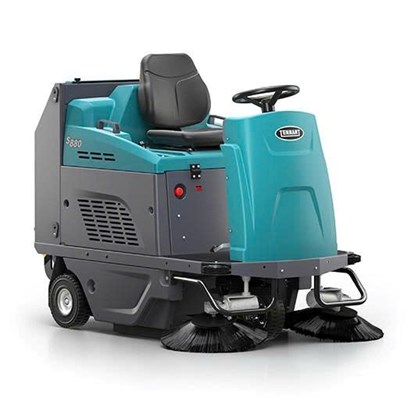 Xe quét rác ngồi lái chạy pin Tennant S880 hinh anh 1